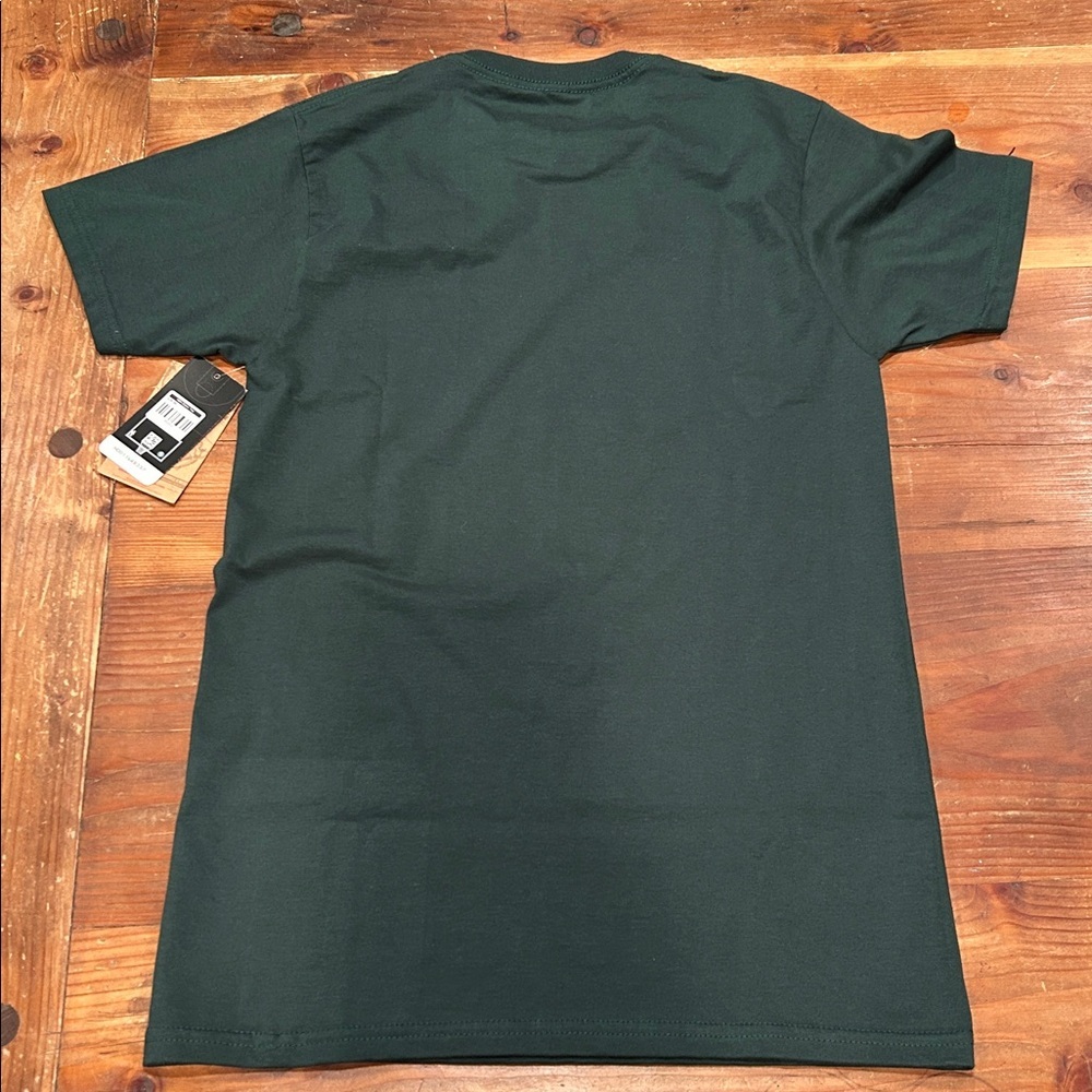 NWT Mitchell & Ness Green Bucks Tee with Purple Logo adult S - Picture 8 of 8